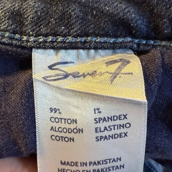 Seven 7 Women's Jeans Size 10 Dark Wash High Rise - Picture 7 of 7